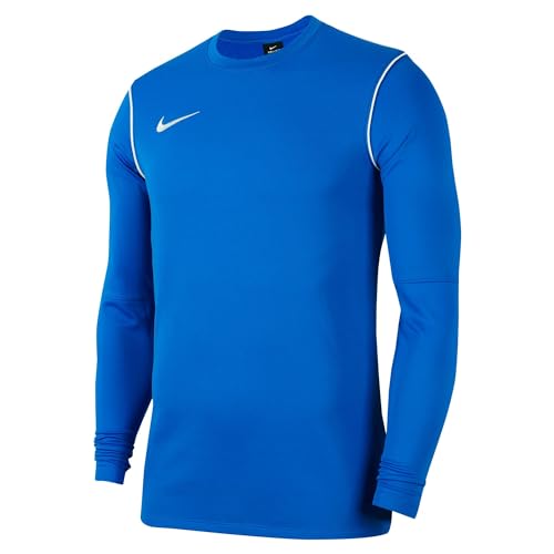 Nike BV6901 Y NK Dry PARK20 Crew Top Sweatshirt Boys Royal Blue/White/White M