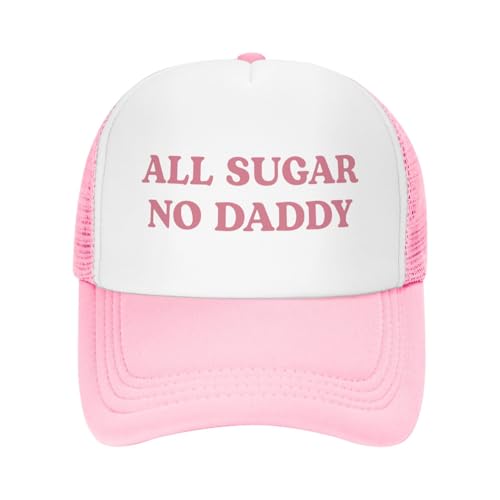 Image of Funny Trucker Hats for Women Hot Pink Funny Gag Baseball Cap for Girls Women Men Hat