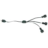 タカショー ライト アクセサリー 2ｉｎ1 専用3分岐コード 全長:約20cm イルミネーション 屋外 間接照明 防水 セットアップ 塩化ビニル樹脂 LIT-03C