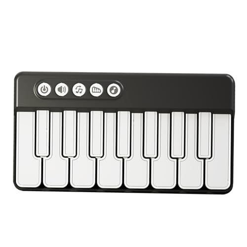 Rainbow Electronic Organ, Teclado Electrónico para Niños, Instrumento Musical Educativo, con Teclas De Iluminación Interactiva, Educación Y Diversión, 15.2x8.2x3.0cm, para Niños, Niños, Niños