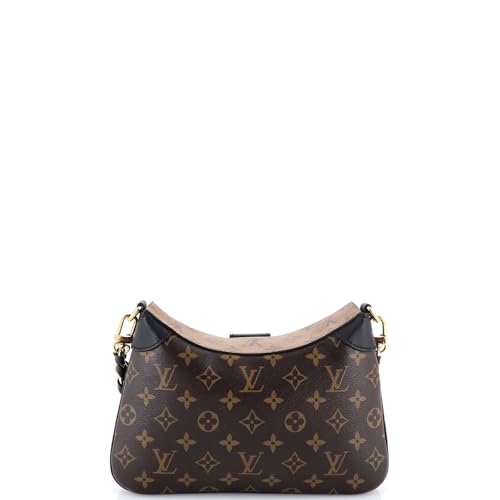 Pre-Loved LV Twinny Handbag Monogram Canvas and Reverse Monogram Canvas with Leather, Black3