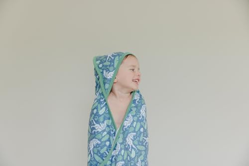 Image of Copper Pearl Hooded Bath Towels Premium Knit /Terry Cloth Baby Towels with Hood, Pockets, and Cool Designs - Great to Gift and Make Bath Time Fun - Baby Bath Towel, Jurassic Park