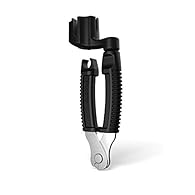 All-in-one guitar string winder tool - The ergonomic and high-quality design of the D'Addario accessories pro-winder makes string changes quicker and easier than ever before with its built-in clippers, bridge pin puller and peg winder all rolled into...
