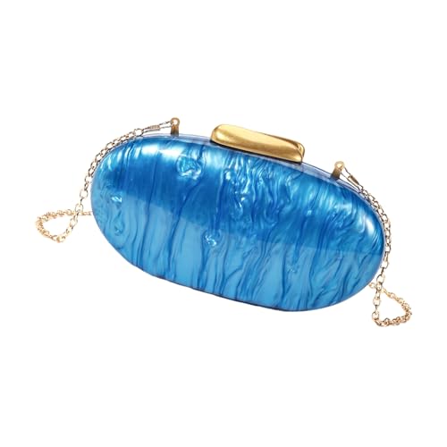 Sac de soirée œuf bandoulière acrylique pour femme sac à main cocktail