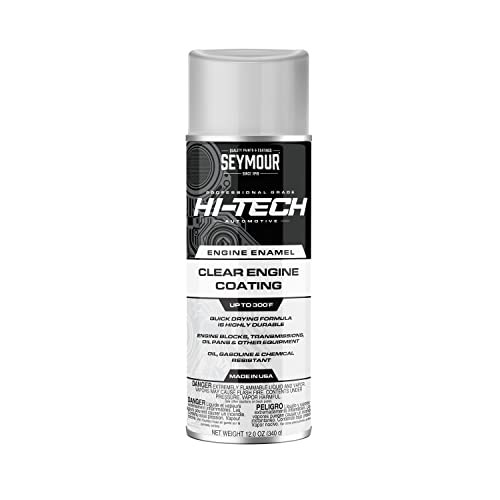 Seymour EN-70 Hi-Tech Engine Spray Paint, Gloss Clear, 12.00 Ounce (Pack of 1)