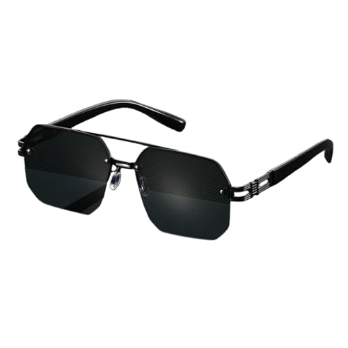 Lunettes de soleil style minimaliste moderne à structure en métal