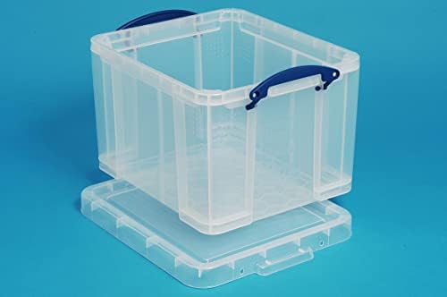 Really Useful Box 35C+10SUSP Pojemniki do Przechowywania, Przezroczysty, 35 Litrów