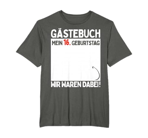 16. Geburtstag Junge Mädchen 16 Jahre 2010 Lustig Geschenk T-Shirt
