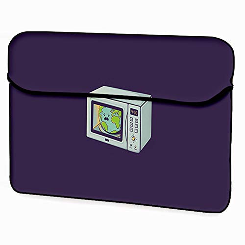Image of Theskinmantra Global Warming Laptop Sleeve, Slip-on Sleeve case for All Brand 15 to 15.6 inch (39cm) Laptop