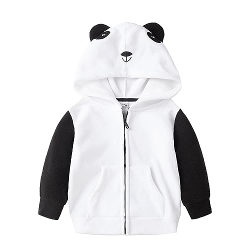 Image of Mud Kingdom Fleece Hoodies Jacket for Boys Girls Full Zipper Long Sleeve Happy Halloween
