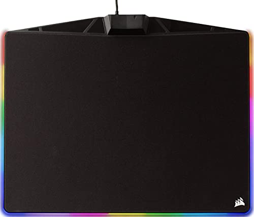 Corsair MM800C RGB Polaris Tapis de Souris Gaming (Moyen, 15 Zones RGB, Tissu) Noir