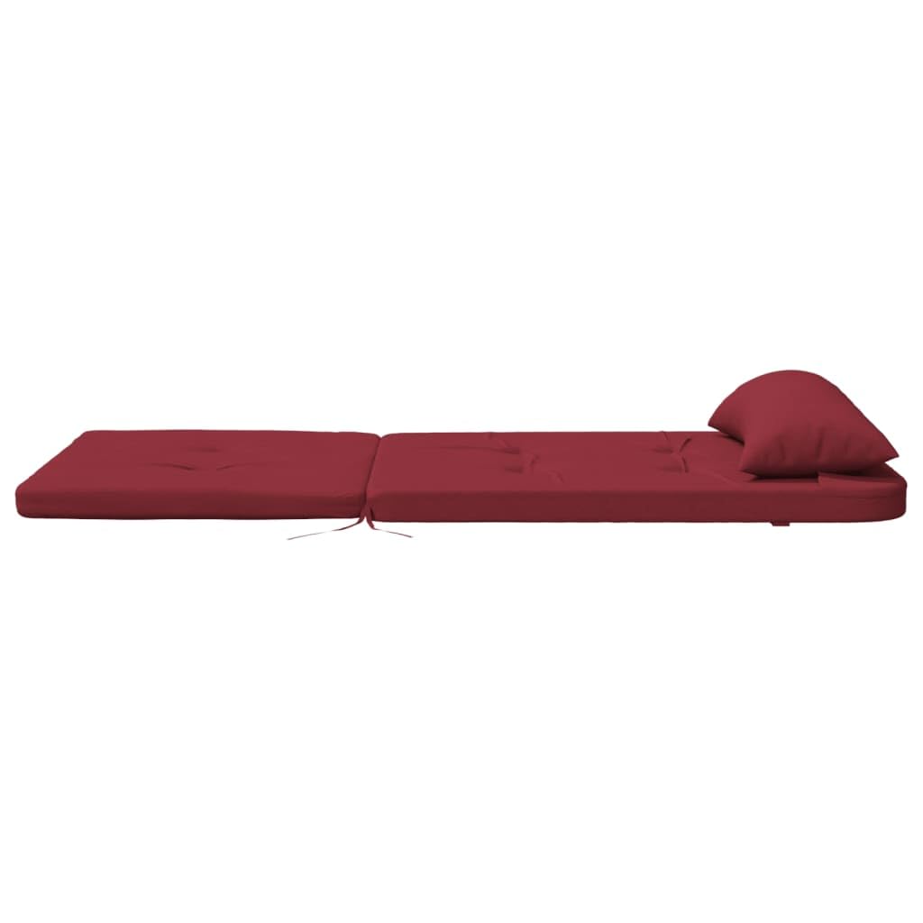 Tomostar Lot de 2 Coussins de Chaise Adirondack, Coussin de Rechange pour Fauteuil de Jardin Adirondack Rouge Bordeaux 126 x 58 x 4,5 cm Tissu Oxford
