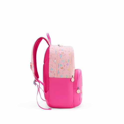 Image of American Tourister Lush | 26 Ltrs | 2 Compartments | Bottle Pocket | Ergonomic Padded Back Panel & Shoulder Straps | Kids Backpack | 1 Year International Warranty | Princess Pink