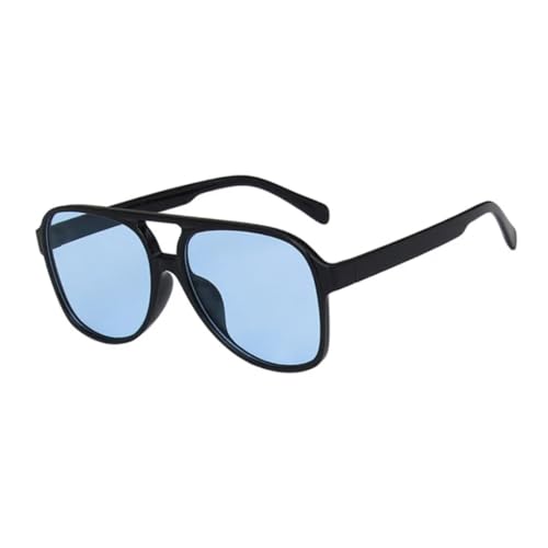 Lunettes de soleil verres bleus et jaunes au design tendance et moderne