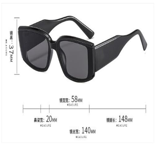 Sunglasses Women Eyewear For Women/Men Vintage Rectangle Glasses Female UV4002