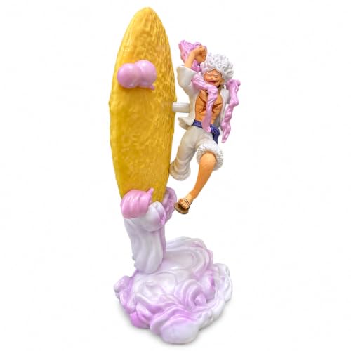 Image of Luffy Moon 15cm Action Figure with Light, One Piece Anime Collectible Toy, Cartoon Character Figure for Kids, Boys, Anime Fans & Room Decoration
