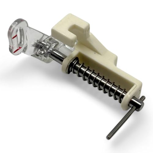 Image of ZENITH Darning Spring Type Pressure Foot Snap on Type for Automatic Electric Low Shank Sewing Machines Suitable for Usha Janome Brother Singer etc Creme (Darning Spring Type Creme)