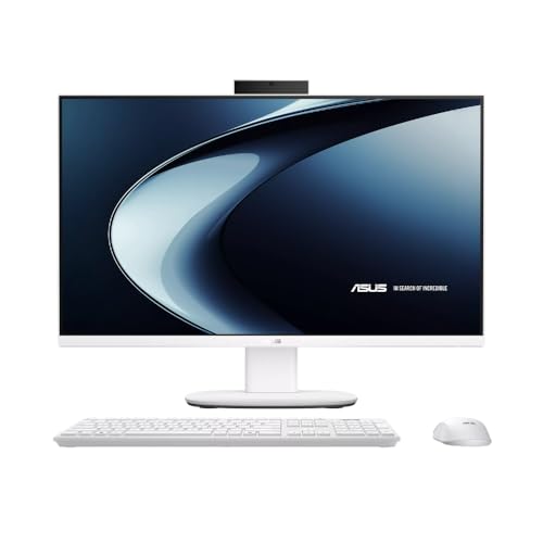 (2026) ASUS V400 AiO V470VA 27 All-in-One Desktop Intel Core 7 240H 16GB DDR5 RAM 512GB NVMe SSD Full HD Non-Touch Display Wireless Keyboard & Mouse Windows 11 Pro