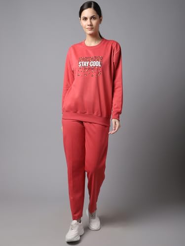 Image of Mack Jonney Fleece Printed Tracksuit for Women-SW 44 LOWER 002-P-V-140