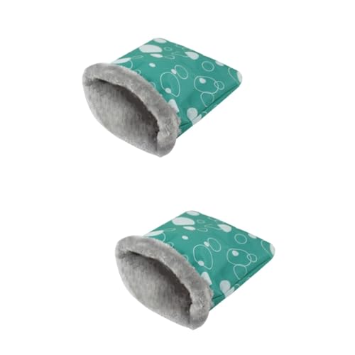 BCOATH 2 Stücke Weiche Warme Haustier Schlafsack Sack Wrap Für Hamster Tasche Zufällige Stil