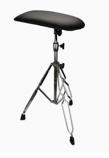 Tattoo Armrest Stand 60-120CM Height Adjustable Stable Tripod Studio Stand with PU Leather Pad Tattoo Arm Rest Bracket