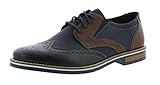 [page_title]-Rieker 13520 Herren Business-Schuh,Halbschuh,Schnürschuh,Schnürer,Derby Schnürung,Anzugschuh,Office,Büro,ozean/ozean/16,44 EU / 9.5 UK