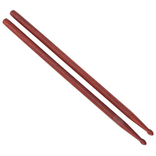 Yctze 2Pcs EcoFriendly Mahogany Drum Sticks with Oval Tip - Accesorios de percusión para principiantes y avanzados con agarre antideslizante miniatura 7