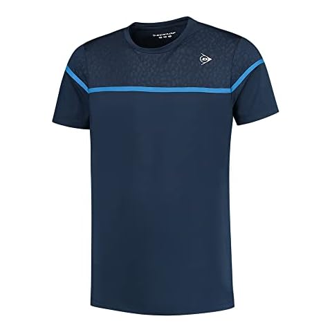 Dunlop Sports Men's Game Tee 2 Tennis Shirt, Navy, L Cover