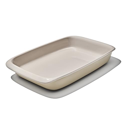 OXO Good Grips 3 Qt Rectangular Stoneware Baking Dish Serving Dishes - Biscuit
