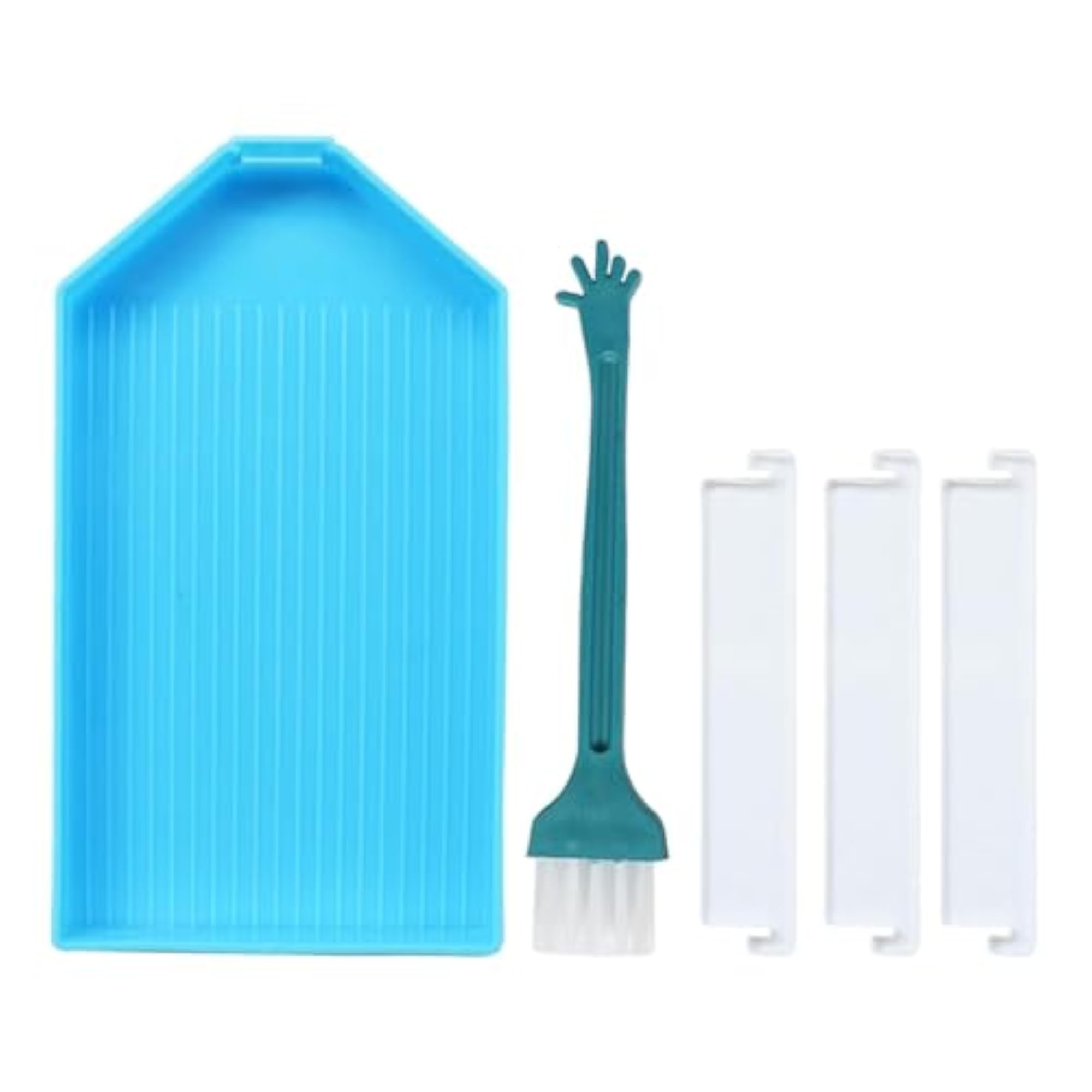 Diamond Craft Tray Kits Organizer with Dividers Blue