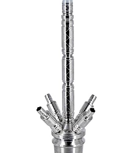 WD Hookah G47-11 Edelstahlshisha Clear – Bild 3