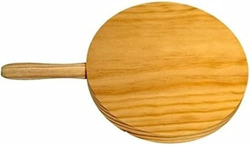 Tabla de Cocina Redonda de Pino 20cm, Ideal para Cortar, Picar y Trocear. Madera Natural