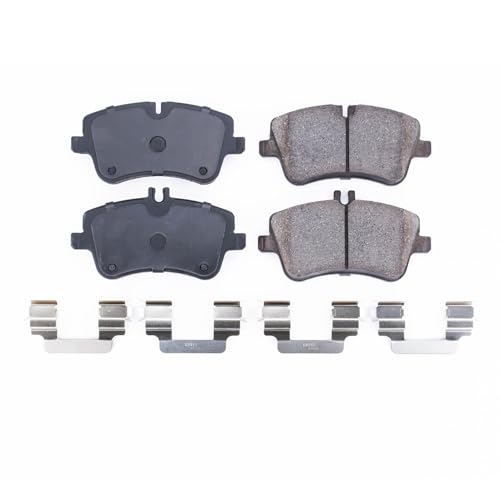 Image of PowerStop Front Brake Pads for Mercedes-Benz C230 2002-05 |C240 2001-05 |C280 2006-07 |C320 2001-05 |C350 2006-07 - Z17 Ceramic Brake Pads with Installation Hardware, 17-872