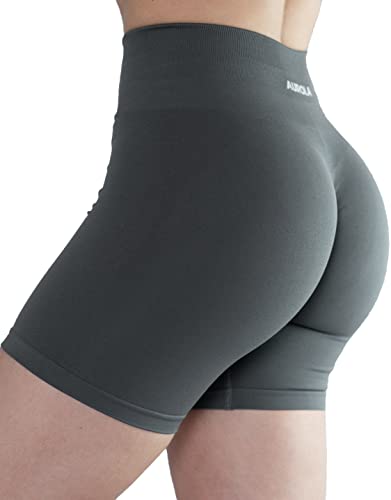 Image of AUROLA Intensify Workout Shorts for Women Seamless Scrunch Short Gym Yoga Running Sport Active Exercise Fitness Shorts
