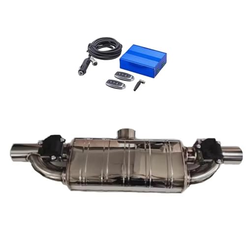 Bruit échappement modulable avec le silencieux électrique universel 51mm en T