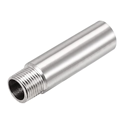 M METERXITY 304�X�e�����X�| �I�X ���X�j�b�v�� �p�C�v�p�艄�� ���O�K�p �H�Ɨp�֌� 1/2PT�l�W 100 mm����