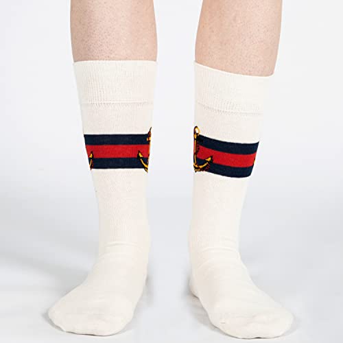 Image of Mysocks Unisex Extra Fine Combed Cotton Crew Socks |Colourful Designs | Seamless Toe | Make Your Steps Enjoyable
