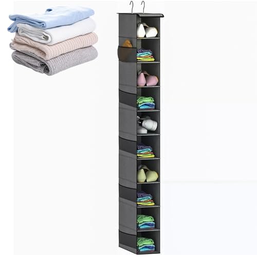 Organizador De Armario Colgante De 10 Capas, Estantes De Armario Colgantes, Estantes De Almacenamiento Para Colgar En Armario, Estantes Colgantes Para Armario, Bolsa De Almacenamiento Colgante Multica