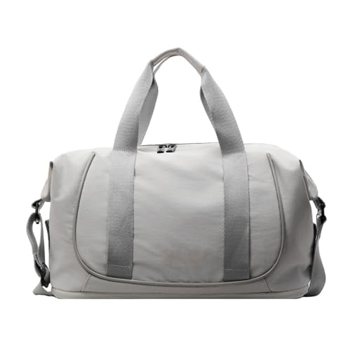 Cocoletti Reisetasche Für Handgepäck 40l, Cocoletti Wasserdicht Faltbare Reisetasche Mit Schuhfach Und Nassfach Für Reisen, Fitness, Alltag (Grau)
