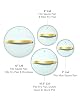 Caraway Iconics Glass Lids Set for Pots and Pans - Made With Tempered Glass - Sized to Fit Caraway Ceramic-Coated & Stainless Steel Cookware - Includes 4 Sizes - 7", 8", 10.5", & 11.8" #2