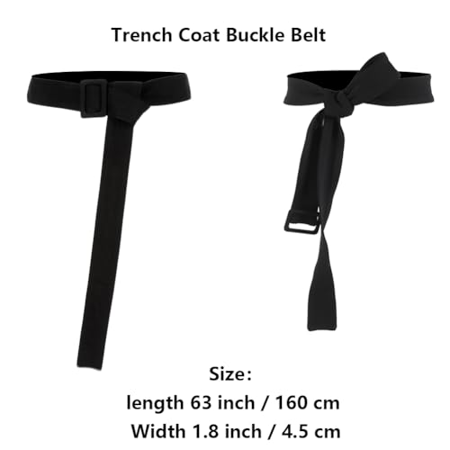 Trench Coat Belt Replacement Overcoat Windbreaker Waist Belts Clothes Accessory2