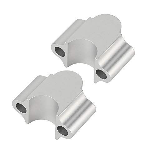 Rehausse Guidon Moto 22mm, Kimiss Rehausseur De Guidon De Moto 22 Mm (7/8 ``) Rehausseur De Guidon Universel Ascenseur De Guidon De Moto (galvanoplastie) Pontet Rehausseur Guidon Moto 22mm - Image 5