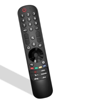 Universal Replacement Magic Voice Remote Control for LG TV, with Pointer & Streaming Hot Keys for QNED, OLED, Cell, UHD 4K/8K webOS Smart TV, for AN-MR24GA/AKB76045002, MR18/19/20/21/22/23/24 Series