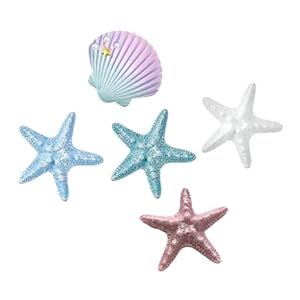 FOMIYES 5Pcs Haarsieraden Haarspeldjes Voor Bruiloftskapsels Zeemeermin Haarspeldjes Oceaan Haarspeldjes Schelp Haarspeldjes Trending Products 2023 Strand Haarspeldjes Hars Parel Meisje