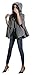 CHARTOU Women's Cute Batwing-Sleeve Hooded Wool Baggy Poncho Cape Cardigans Outwear (X-Small, H-Grey)