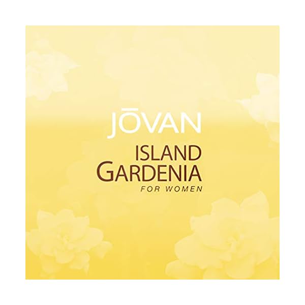 Jovan Island Gardenia Eau de Cologne Spray, Refreshing Women's Perfume, Natural Scent, Vegan Formula, 1.5oz