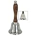 Produktbild Tischglocke - Handglocke - Mit Holzgriff - Versilbert - 16cm