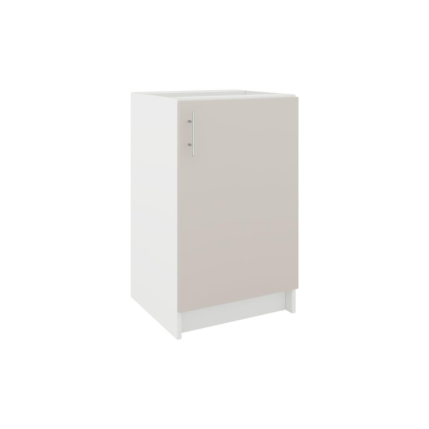 JD Greta Fixed Height 500mm Kitchen Base Cabinet Floor Unit (Without Worktop) โ Cashmere Matt
