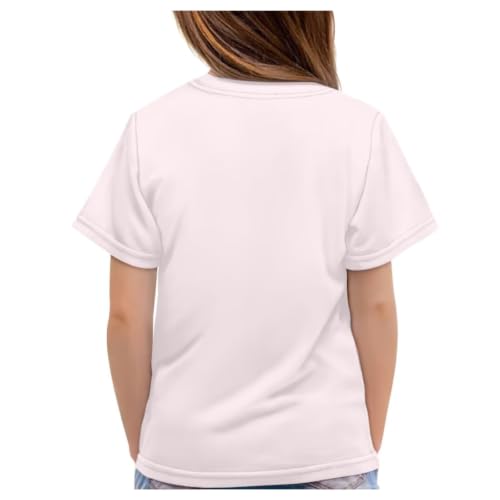 Image of Xhuibop Kids Tshirts Girls Boys 3-16 Years Summer Clothes for Teens Loose Fitting Tops