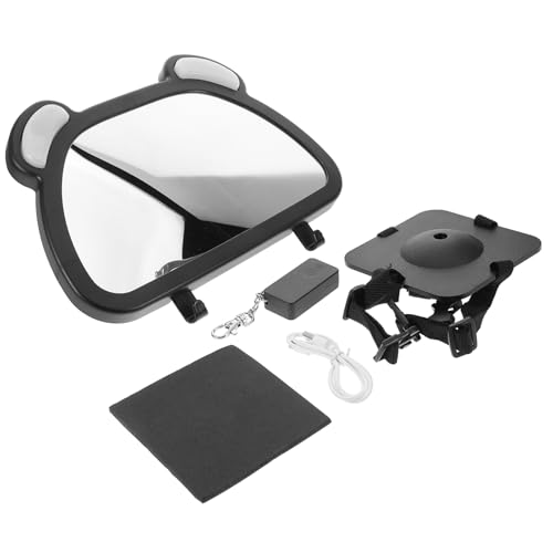 Garneck Autospiegel für Babys Verstellbarer Rücksitzspiegel 360-Grad...